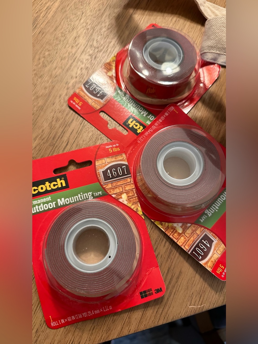 Scotch Permanent Outdoor Mounting Tape - Red Roll